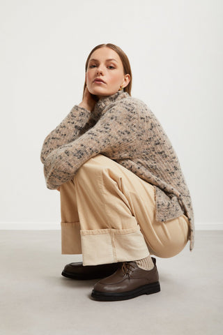 Ottod'Ame Cotton Corduroy Jeans - Ecru