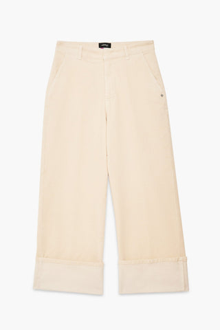 Ottod'Ame Cotton Corduroy Jeans - Ecru