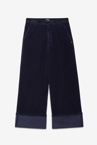 Ottod'Ame Cotton Corduroy Jeans - Night blue