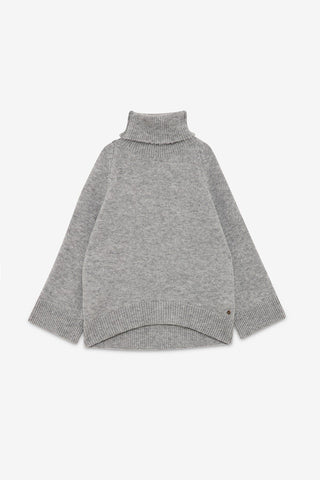 Ottod'ame Alpaca And Wool Blend Sweater - Grey