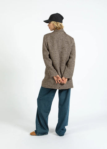 Coster Copenhagen Tweed Wool Jacket - Graphic Tweed