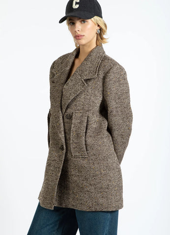 Coster Copenhagen Tweed Wool Jacket - Graphic Tweed