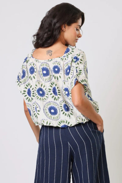 Traffic People Whispers Top - Blue