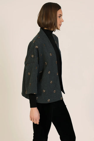 Traffic People when The Wind Blows Shrug Jacket - Grey