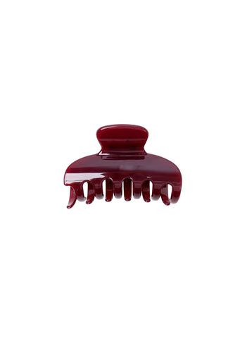Black Colour BCVale Hair Claw - Wine
