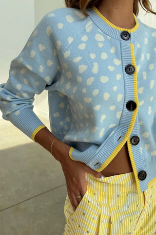 Never Fully Dressed Sun Cheryl Cardigan - Blue