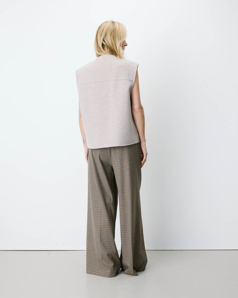Grace & Mila Adagio Oversized Sleeveless Jacket - Sable