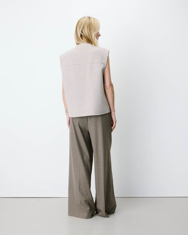 Grace & Mila Adagio Oversized Sleeveless Jacket - Sable