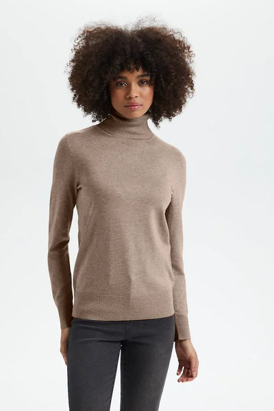 Saint Tropez MilaSZ Rollneck Pullover - Atmos Melange