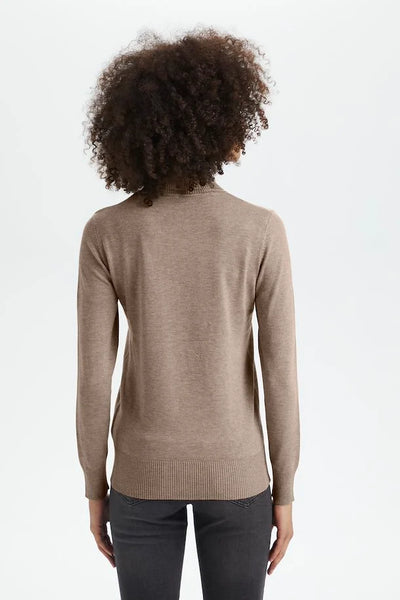 Saint Tropez MilaSZ Rollneck Pullover - Atmos Melange