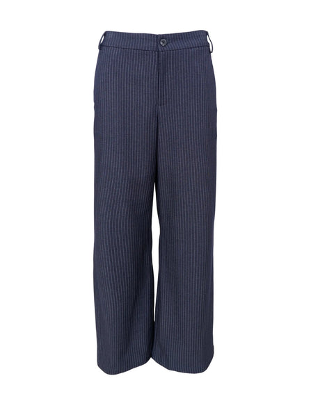 Black Colour BCMoore Stripe Box Pant - Navy