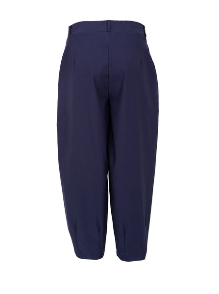 Black Colour BCBeverley Barrel Trouser - Navy