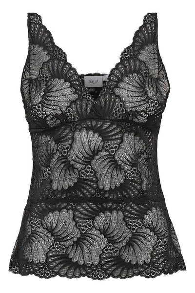 Saint Tropez Daisy SZ Top - Black