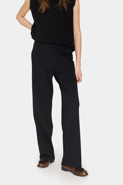 Saint Tropez MilaSZ Knitted Trousers -  Black