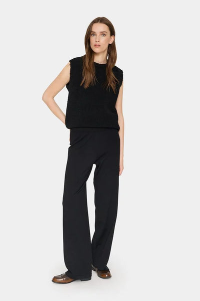 Saint Tropez MilaSZ Knitted Trousers -  Black