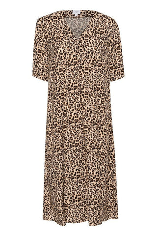 Saint Tropez GazelSZ Long Dress - Leopard Print