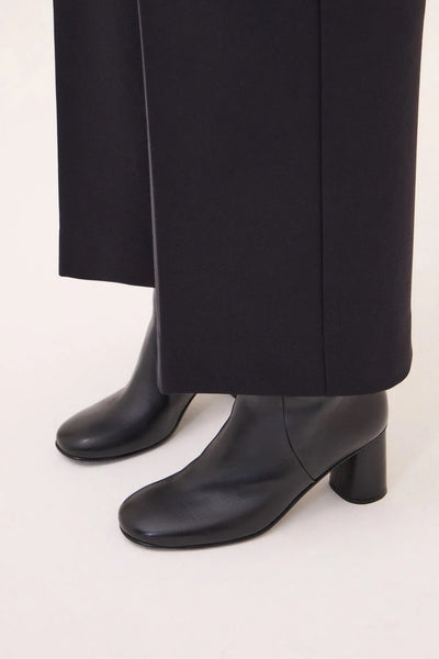 Ottod'Ame Wide Cropped Trousers - Black