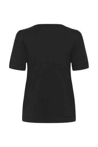 Soaked In Luxury  SLJina Puff T-Shirt - Black