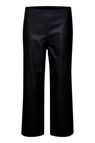 Saint Tropez Dowiesz Pleather Trousers - Black