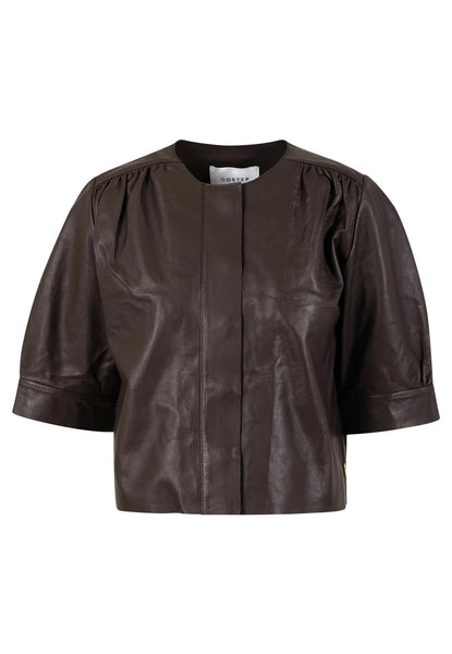 Coster Copenhagen Leather Jacket - Brown