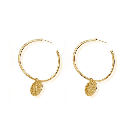 ChloBo Moonflower Hoops - Gold