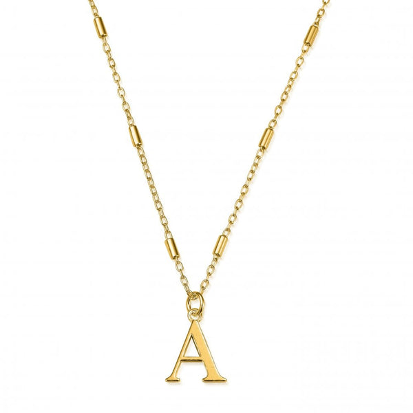 ChloBo Iconic Initial Necklace 'A' - Gold