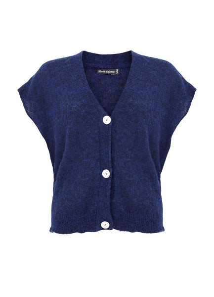 Black Colour BCDell Knitted Vest - Navy