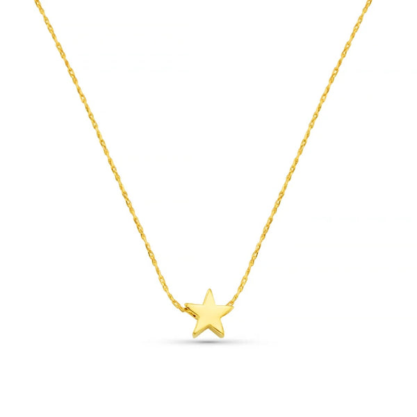 Orelia Micro star Collar Necklace - Gold Plated