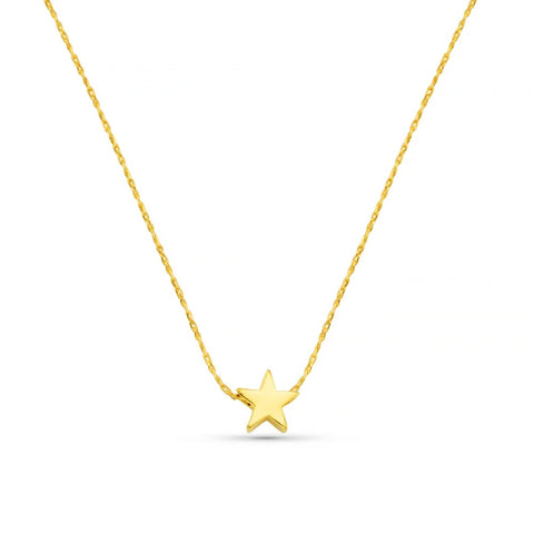 Orelia Micro star Collar Necklace - Gold Plated