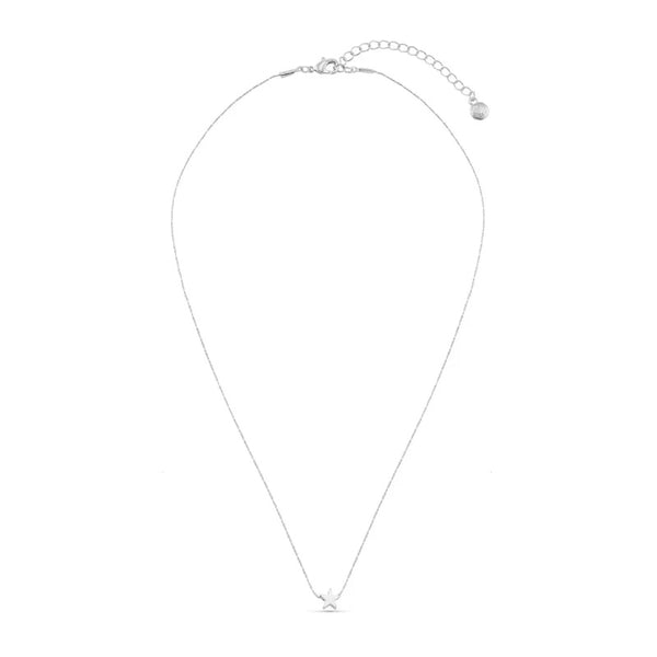 Orelia Micro star Collar Necklace - Silver