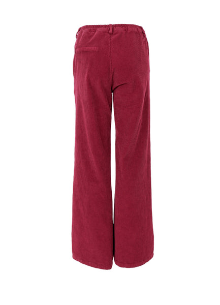 Black Colour BCCora Corduroy Box Trouser - Wine