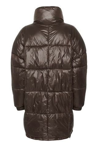 Saint Tropez FlorineSZ Puffer Coat - Dark Oak