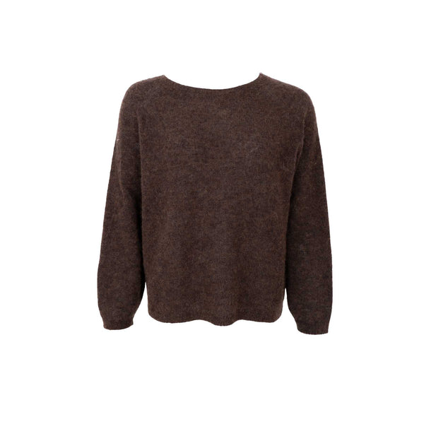 Black Colour BCDell Long Sleeve Jumper - Mocca