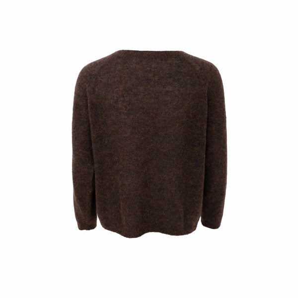 Black Colour BCDell Long Sleeve Jumper - Mocca