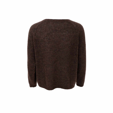 Black Colour BCDell Long Sleeve Jumper - Mocca