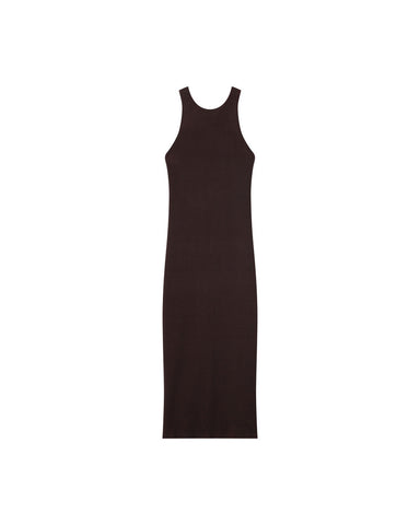 Grace & Mila Mirabelle Waffle Maxi Dress - Chocolate