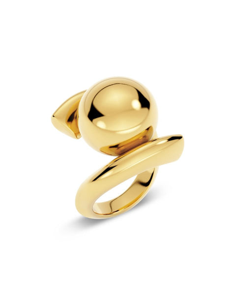 Edblad Bead Ring - Shiny Gold