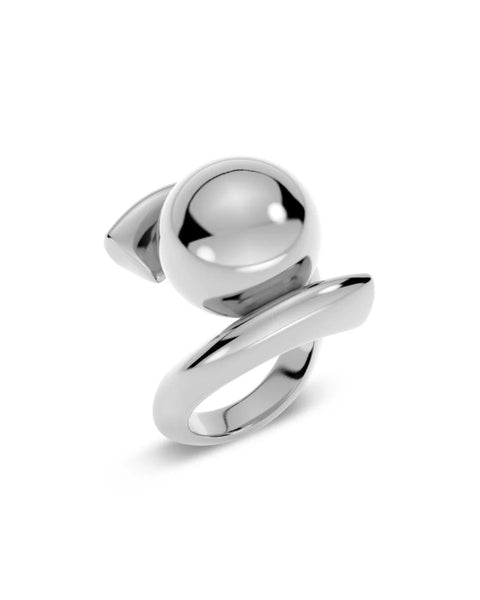 Edblad Bead Ring - Shiny Silver