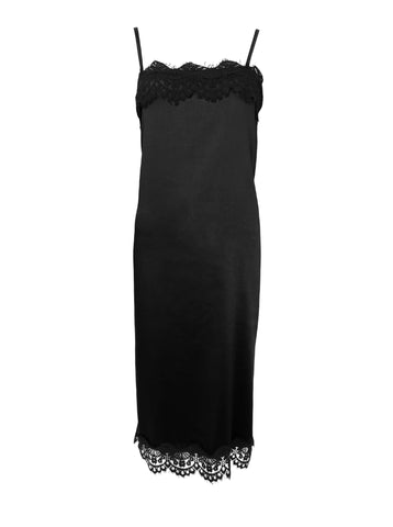 Black Colour BCEvie Lace Strap Dress - Black