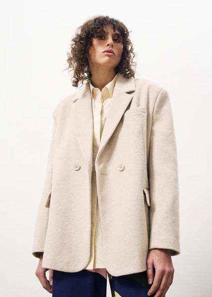 FRNCH Wool Blazer - Creme