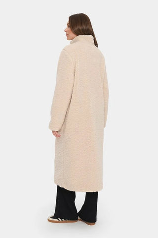 Saint Tropez FeliciaSZ Teddy Coat - Fog