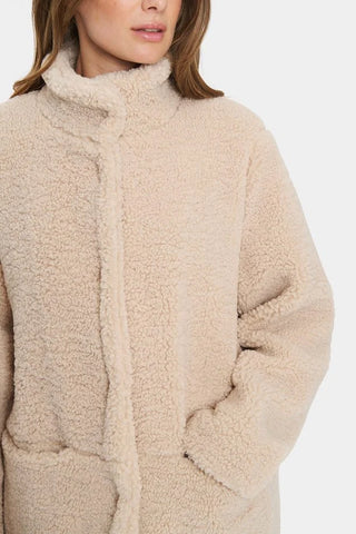 Saint Tropez FeliciaSZ Teddy Coat - Fog