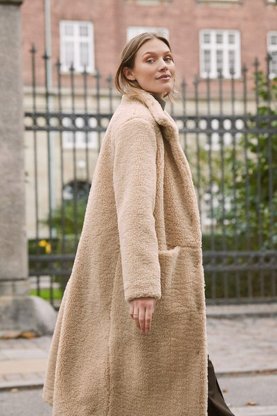 Saint Tropez FeliciaSZ Teddy Coat - Fog