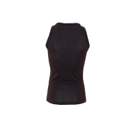 Black Colour Faye Lurex Top - Black Coffee