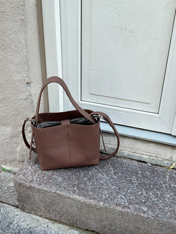 Becksöndergaard Nappa Leather Fraya Small Bag - Acorn Brown