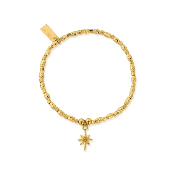 ChloBo Soul Glow Lucky Star Bracelet - Gold
