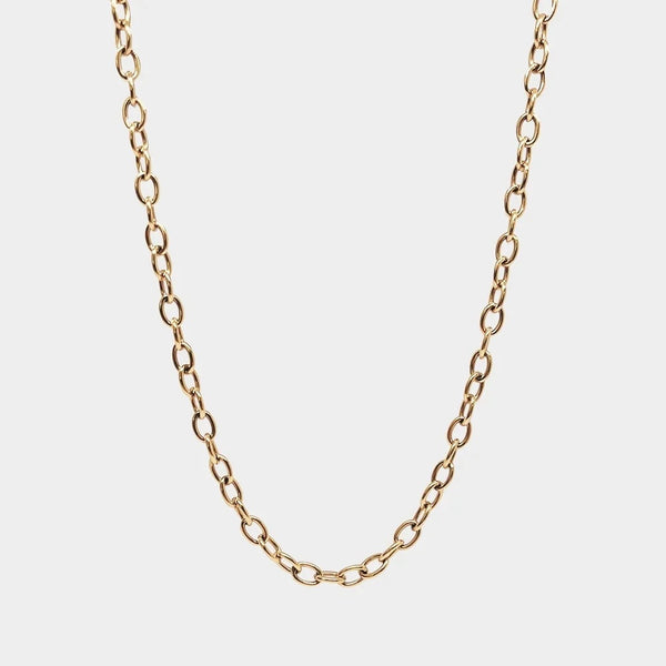 COLURi Statement Link Charm Necklace - Gold