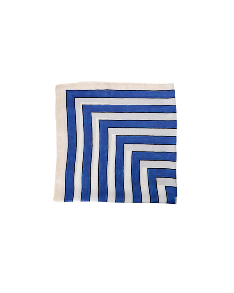 Black Colour BCNice Mini Scarf - Blue