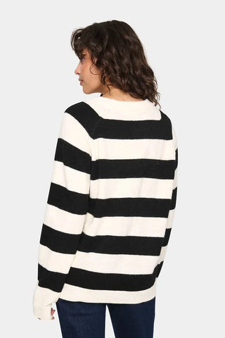 Saint Tropez GarbieSZ Striped Pullover - Ice Stripe