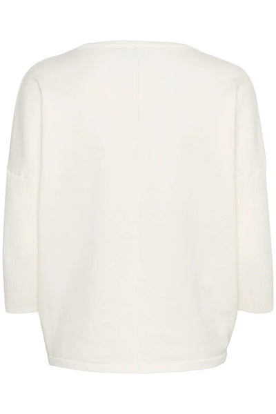 Saint Tropez MilaSZ R-Neck Pullover - Ice